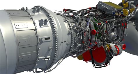 Europrop Tp400 D6 Turboprop Engine 3d Model