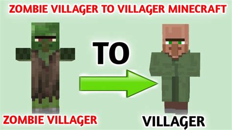 Zombie Villager To Villager In Minecraft How To Cure Zombie Villager