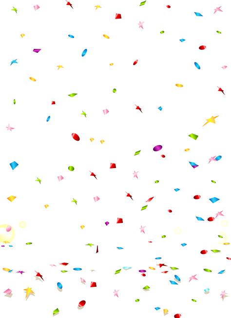 Transparent Background Confetti Png Clip Art Library