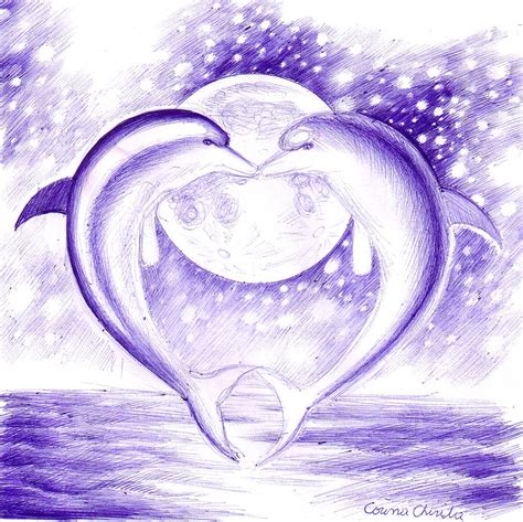 Dolphin Heart Tattoo Dolphin Drawing Dolphins Dolphins Tattoo