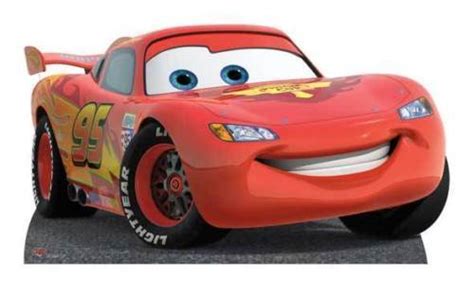 Lightning Mcqueen Cars 2 Disney Pixar Lifesize Cardboard Cutout Standee