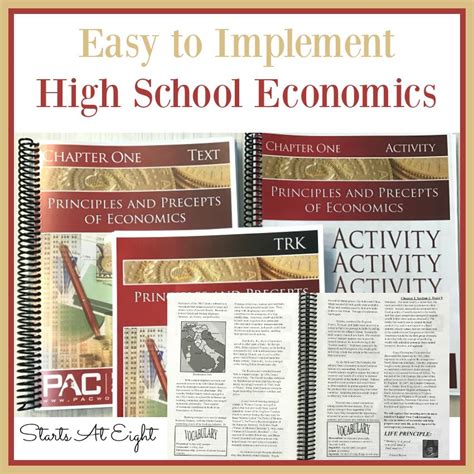 Paradigm Accelerated High School Economics Is An Easy To Implement