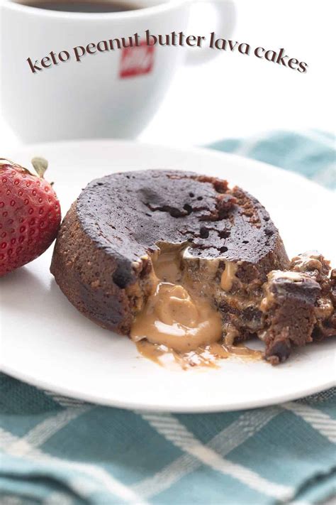 Keto Chocolate Peanut Butter Lava Cake All Day I Dream About Food