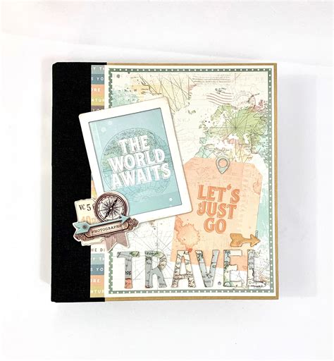 Travel Scrapbook Album Kit Or Premade Mini Scrapbook Album Vacation Travel Journal Scrapbook