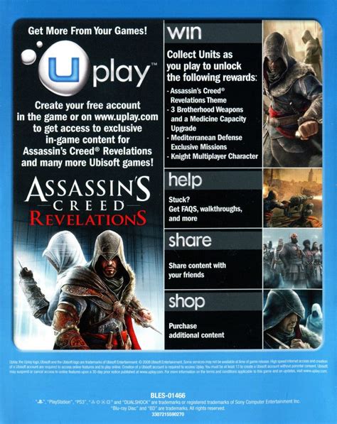 Assassin S Creed Revelations Playstation Box Cover Art