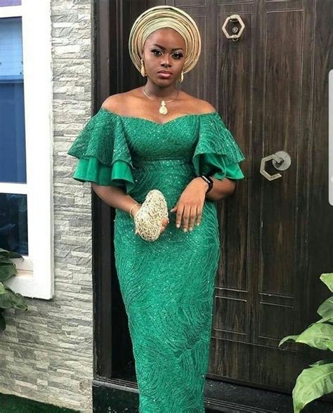 Long Fitted Lace Gown African Lace Dress Engagement Dress Etsy In 2021 Nigerian Dress Styles