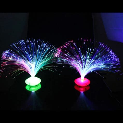 Buy Multicolor Changing Led Fiber Optic Lamp Home