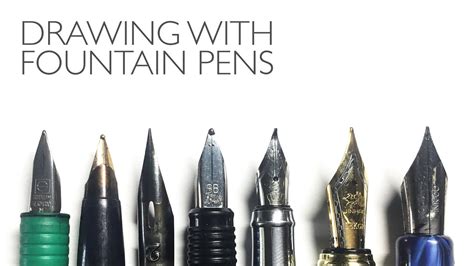 Fountain Pen Drawings Vlrengbr