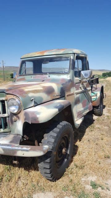 1962 Willys Jeep Pickup Truck In Good Running Condition New Tires