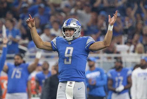 Detroit Lions Qb Matthew Stafford Has Some Big News