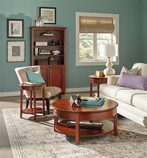 Whittier Wood Furniture Mckenzie Round Occasional Tables Three New