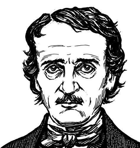 Edgar Allan Poe Drawing Edgar Allan Poe The Raven Nevermore Gothic