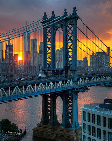 Matthew Pugliese Photography Manhattan Bridge Sunset Matthew
