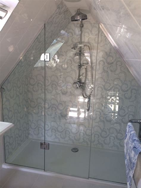 See it at flooring supply shop. Frameless made to measure shower in Swansea, installed to ...