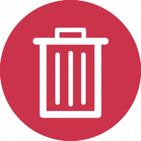 Bin Delete Garbage Recycle Remove Trash Icon