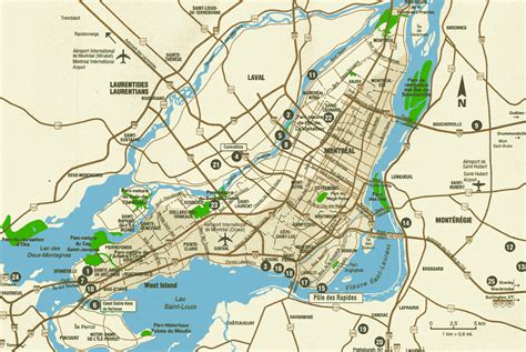 Montreal Map Tourist Attractions