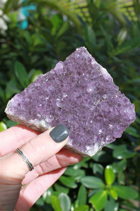 Raw Amethyst Crystal Geode Crystal Geode Amethyst Geode Purple Quartz