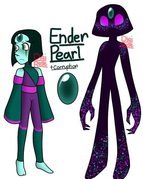 Ender Pearl As A Steven Universe Gem By Digirosepng Rminecraft