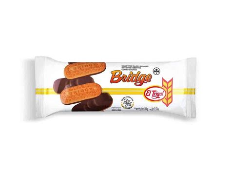 Bridge Galletas Dulces Bañadas Con Chocolate 100 G 353 Oz Ea Pack