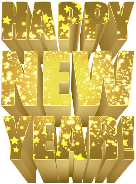 Happy_New_Year_Gold_PNG_Clip_Art_Image 141741408