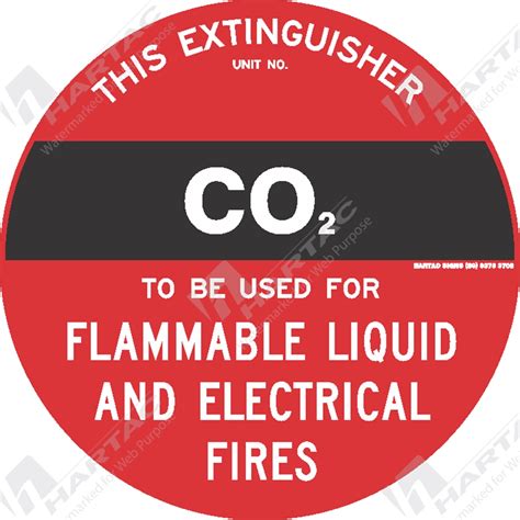 Fire And Safety Signs Fire Sign Co2 Extinguisher Company Name