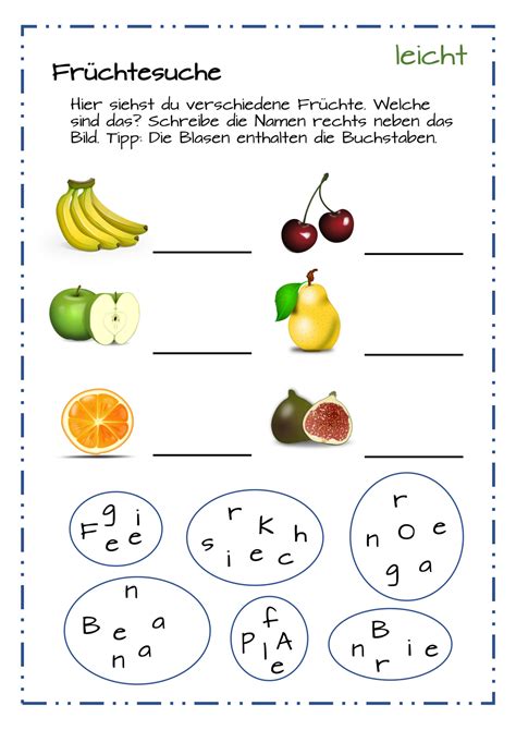 Obst und Gemüse Grundschule Unterrichtsmaterial in den Fächern DaZ