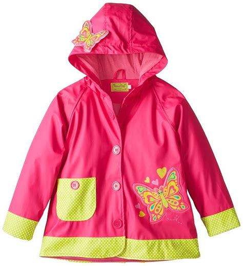 This Toddler Girl Butterfly Rain Coat Is Absolutely Adorable With Its