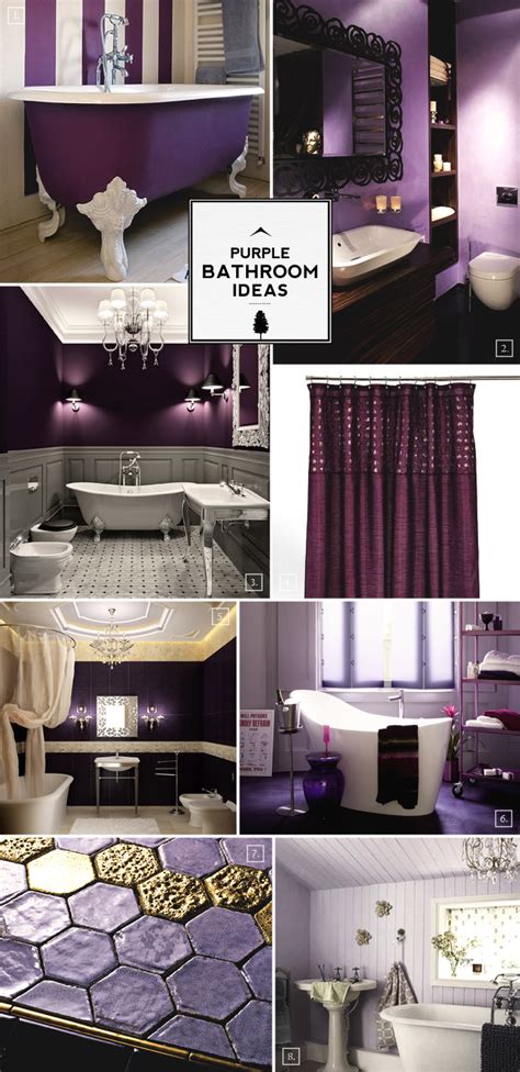 Color Guide Purple Bathroom Ideas And Designs Home Tree Atlas