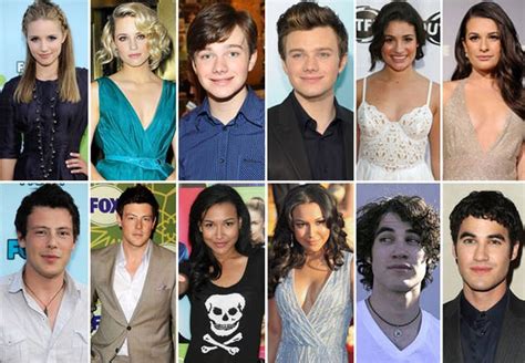 Glee Stars Then And Now Stars Then And Now Celebrity Stars Glee