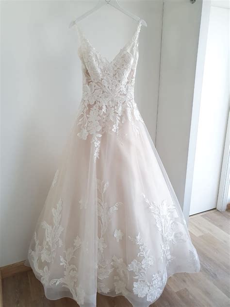 Justin Alexander Tulle And Lace Ball Gown 88086 Nearly Newlywed
