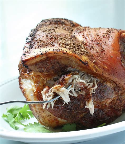 Italian pork roast with roasted potato wedges pork. Easy Roasted Pork Shoulder | Recipe | Pork shoulder ...