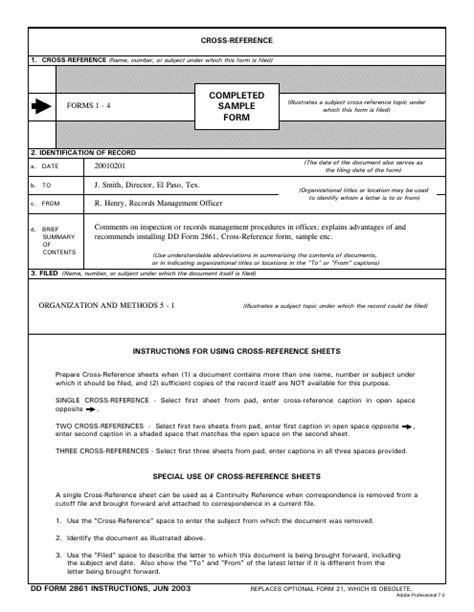 Dd Form 2861 Fill Out Sign Online And Download Fillable Pdf