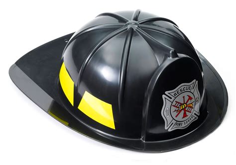 Black Fireman Hat Adult
