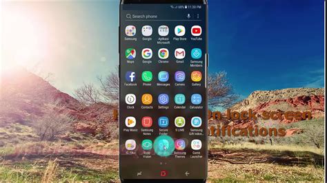 Samsung Galaxy S9 How To Set On Lock Screen Phone Notifications