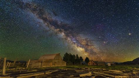 Wallpaper Stars Space Art Milky Way Atmosphere Barn Spiral