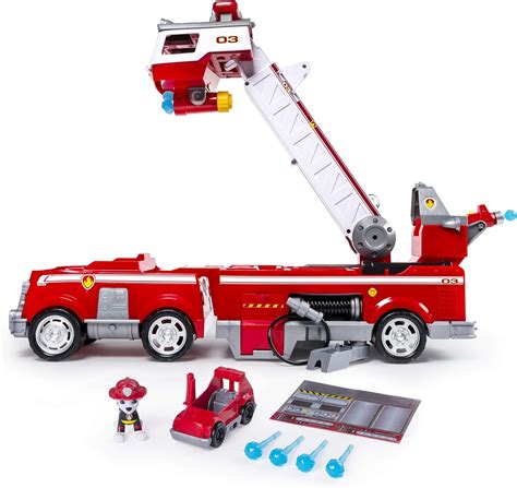 Paw Patrol Ultimate Fire Rescue Truck Extendable Ladder Water