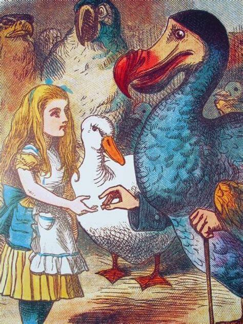 Alice In Wonderland Alice And Dodo 1990 Limited Edition Poster Art