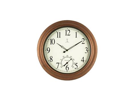 Chaney Clock 50314 Balmoral Antique Copper Atomix Atomic Wall Clock