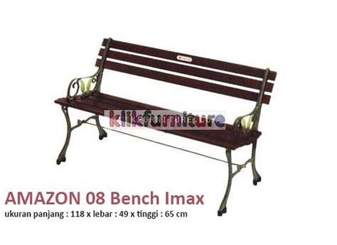 kursi taman besi amazon  bench imax official pusat furniture