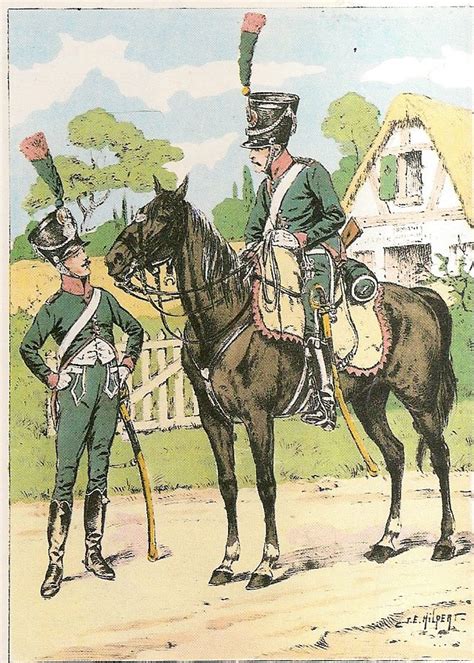 Pin En Napoleonic Light Cavalry