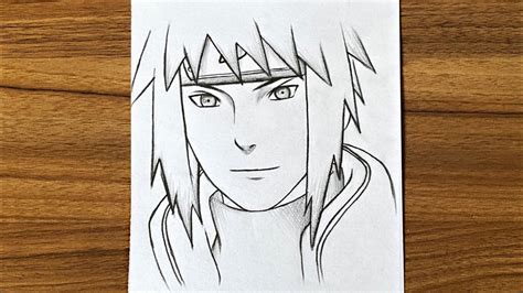 How To Draw Minato Namikaze Step By Step Easy Anime Drawing Easy