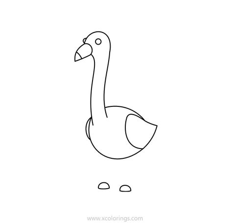 Dragon unicorn, owl, kangaroo, cat, toucan and others. Adopt Me Flamingo Coloring Pages. | Flamingo coloring page ...