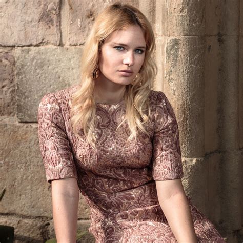 Outfit Romantic Inspiration Dress Hm Rose Gold Blonde Girl Miriam Ernst 12 Be Sparkling