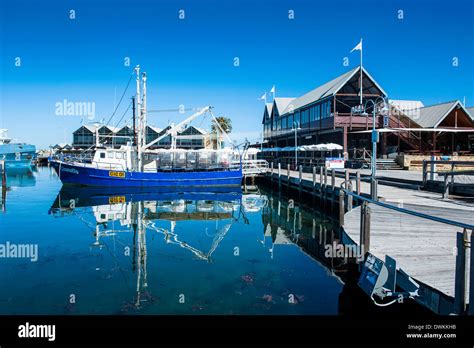 Fishing Boat Harbour Of Fremantle Western Australia Australia