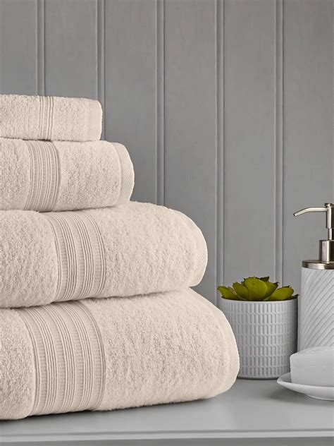 Extra Soft 100 Cotton Towels Cream Ponden Home
