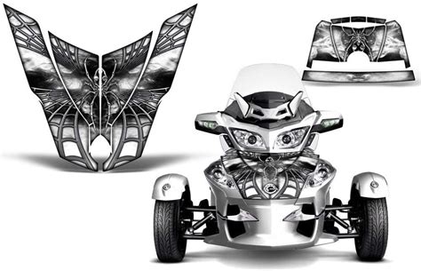 Creatorx Graphics Kit Decals Stickers For Can Am Brp Spyder Rt Hood