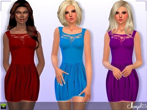 La Femme Dress By Margie At Sims Addictions Sims 4 Updates