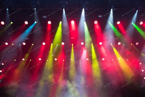 Colorful Stage Lights Night Club Night Life Nightlife Party