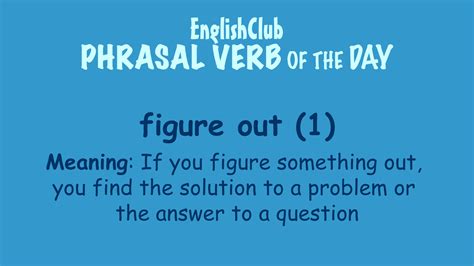 Figure Out 1 Learn English