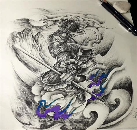 40 Sketch Monkey King Tattoo Drawing Background Wallpaper